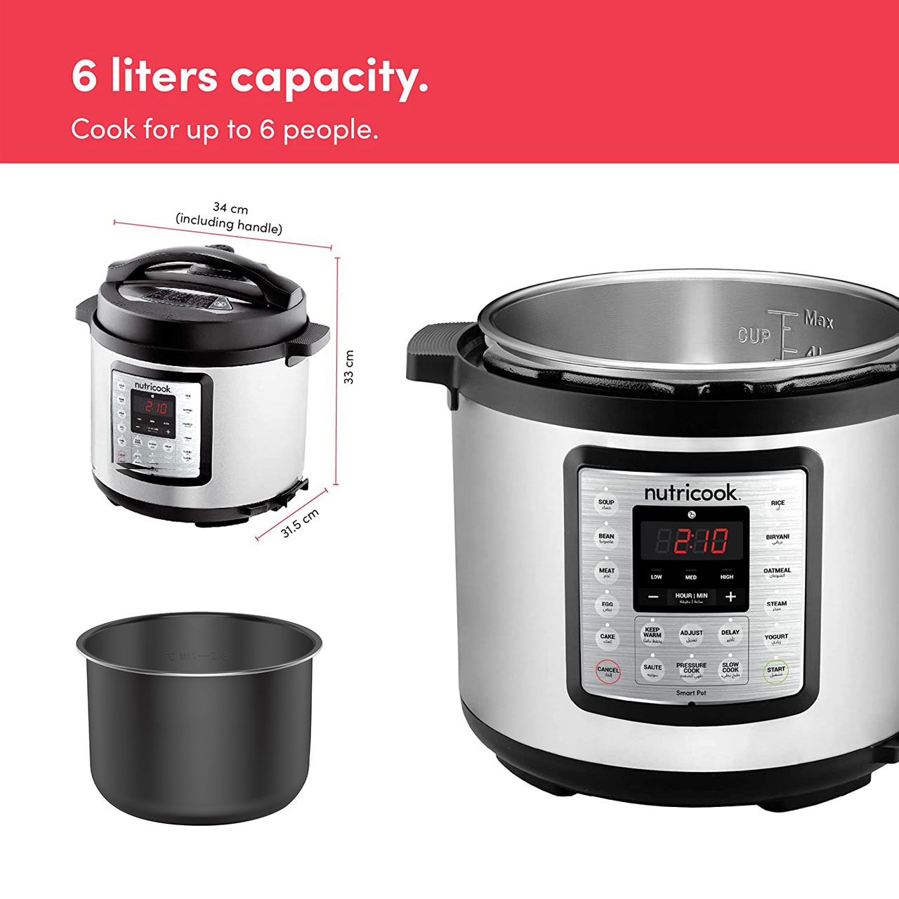 زودپز برقی نوتریکوک مدل NC-SP104A