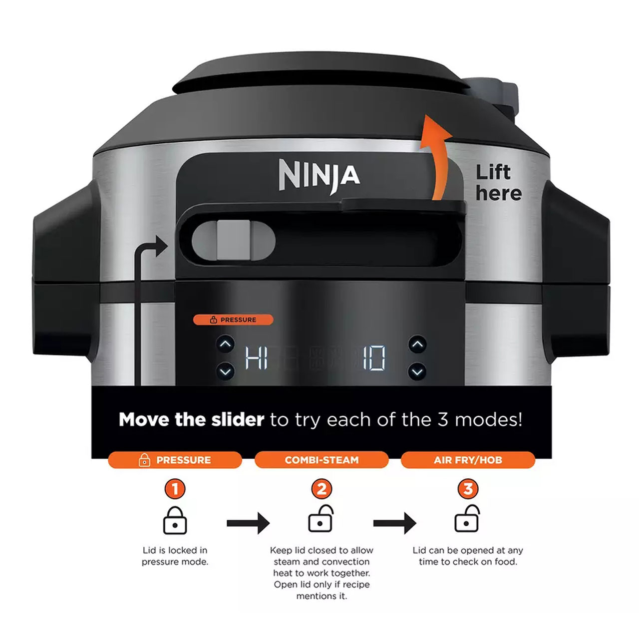 مولتی کوکر نینجا مدل OL550UK