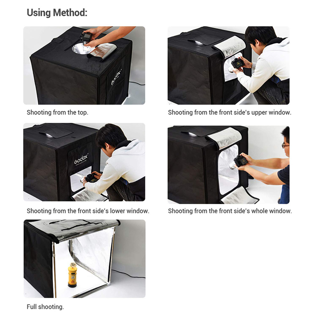 چادر عکاسی گودکس مدل LST-40 ابعاد 40×40 سانتی متر