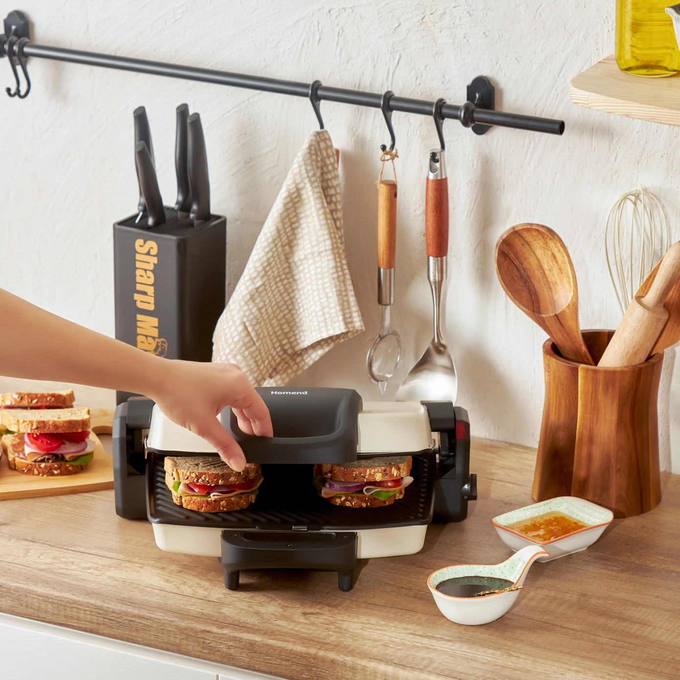 ساندویچ ساز هومند مدل 1337H Ekmekli