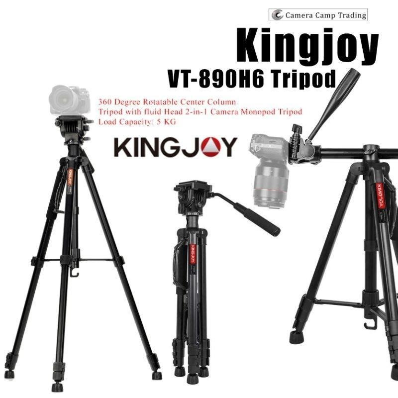 سه پایه دوربین کینگجوی مدل VT-890H6