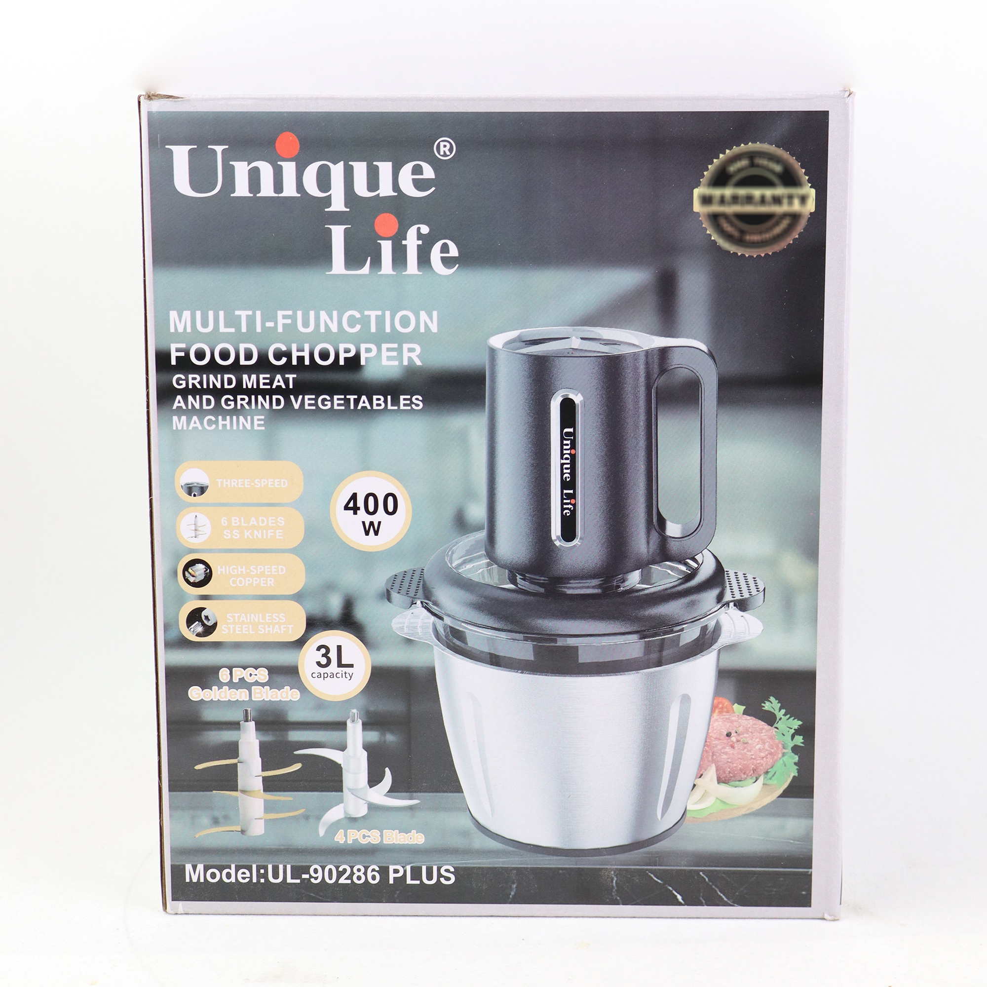 خردکن یونیک لایف مدل UL-90286 PLUS