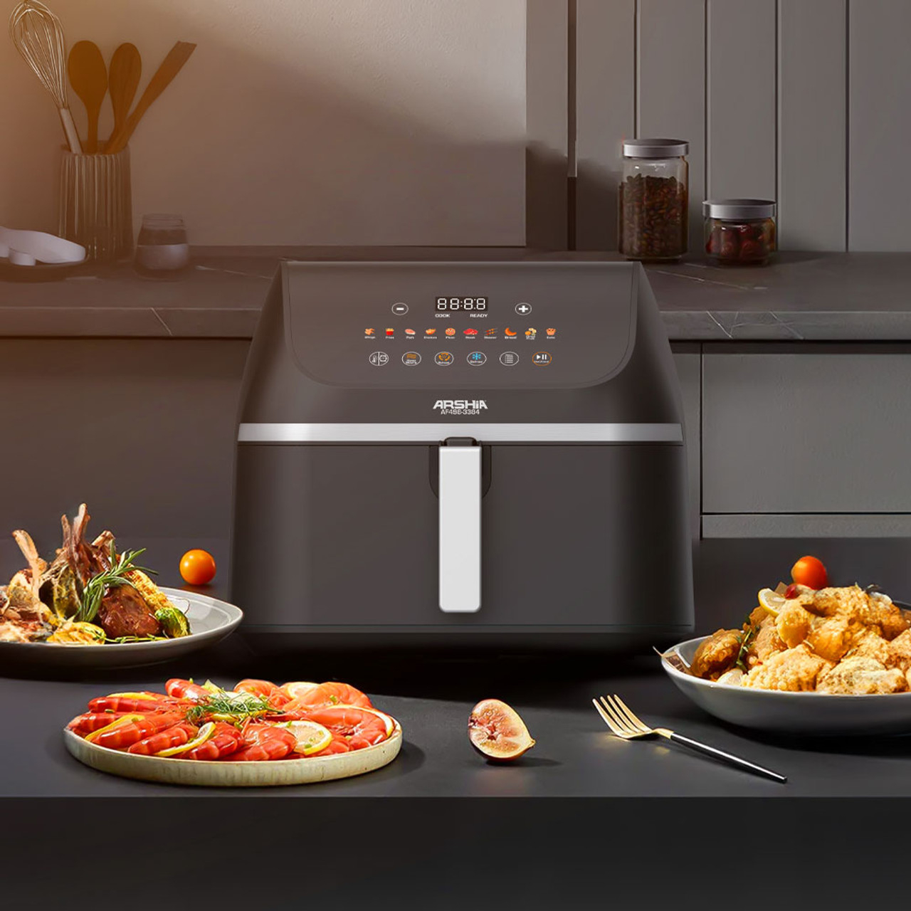 سرخ کن بدون روغن 9 لیتری عرشیا مدل AF498-3384