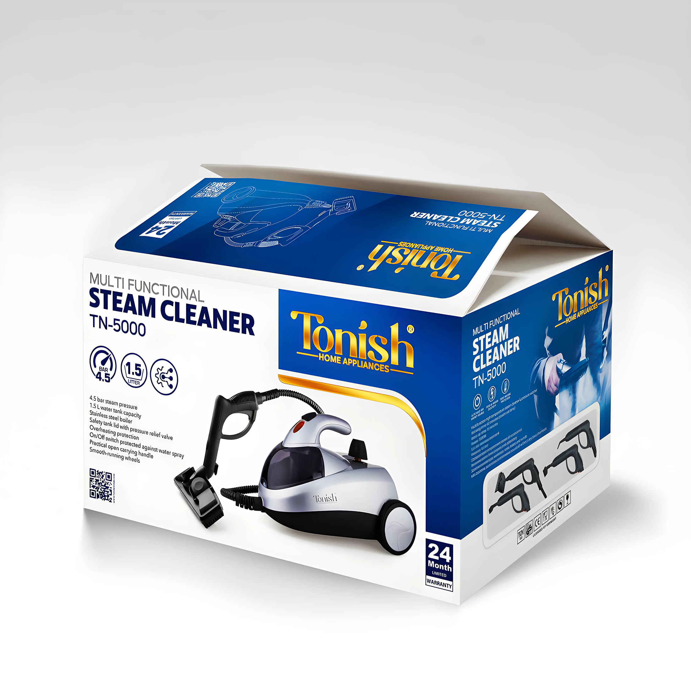 بخار شو 1.5 لیتری تونیش مدل TN-5000