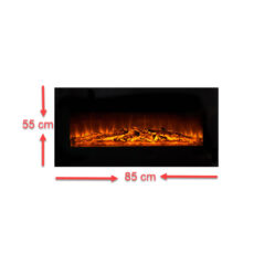 شومینه دیواری برقی شومینه بیستون مدل B.C_85_L2.bs