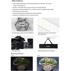 چادر عکاسی گودکس مدل LST-40 ابعاد 40×40 سانتی متر