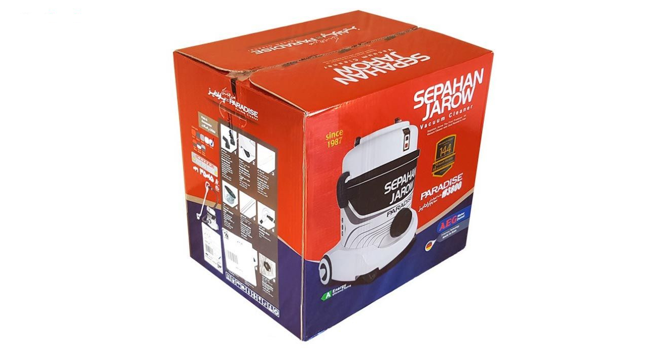 جاروبرقی سطلی سپاهان جارو مدل پارادایز