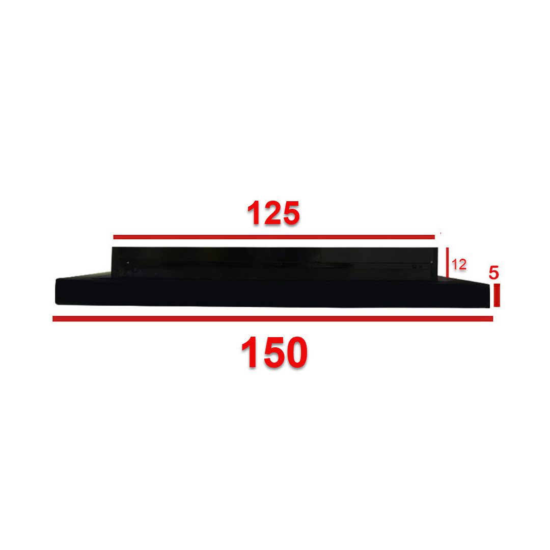 شومینه دیواری برقی شومینه بیستون مدل H.C_150_L4.bs