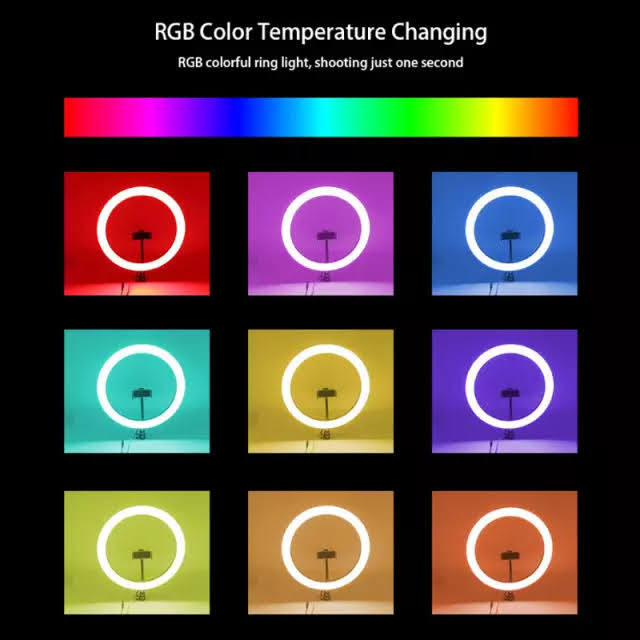 رینگ لایت مدل RGBLED MJ36 کد 14inch