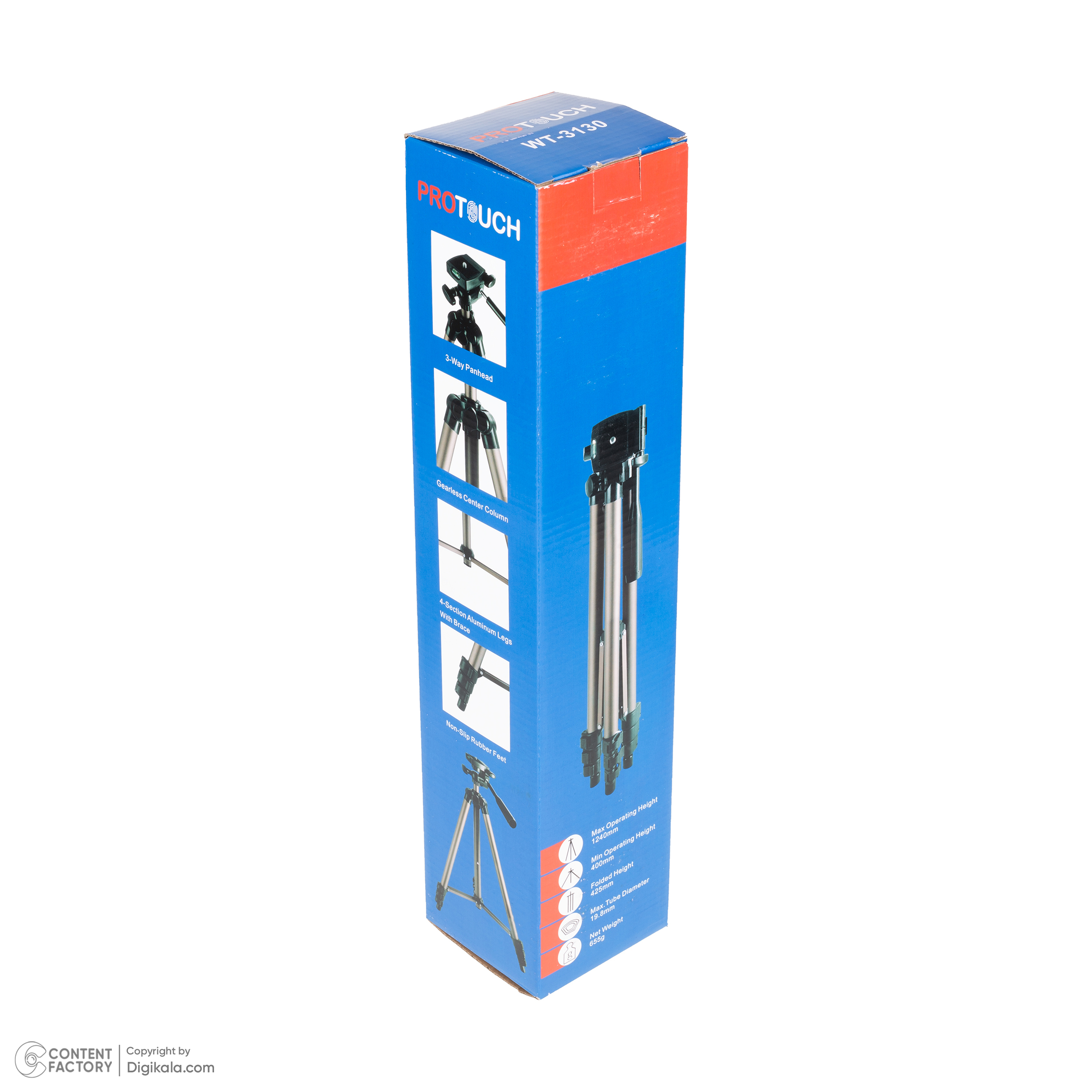 سه پایه دوربین پروتاچ مدل WT-3130