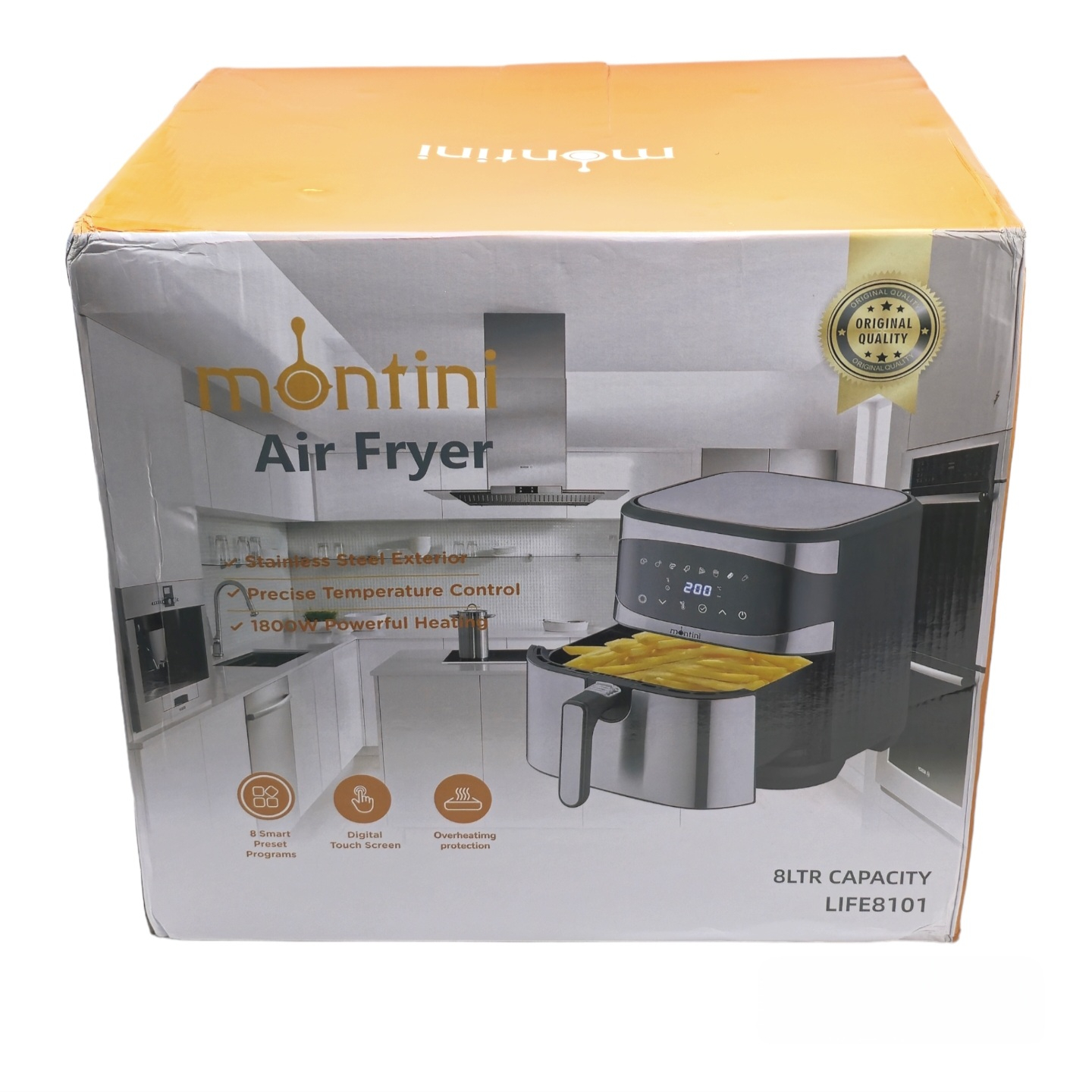 سرخ کن بدون روغن مونتینی مدل LIFE8101