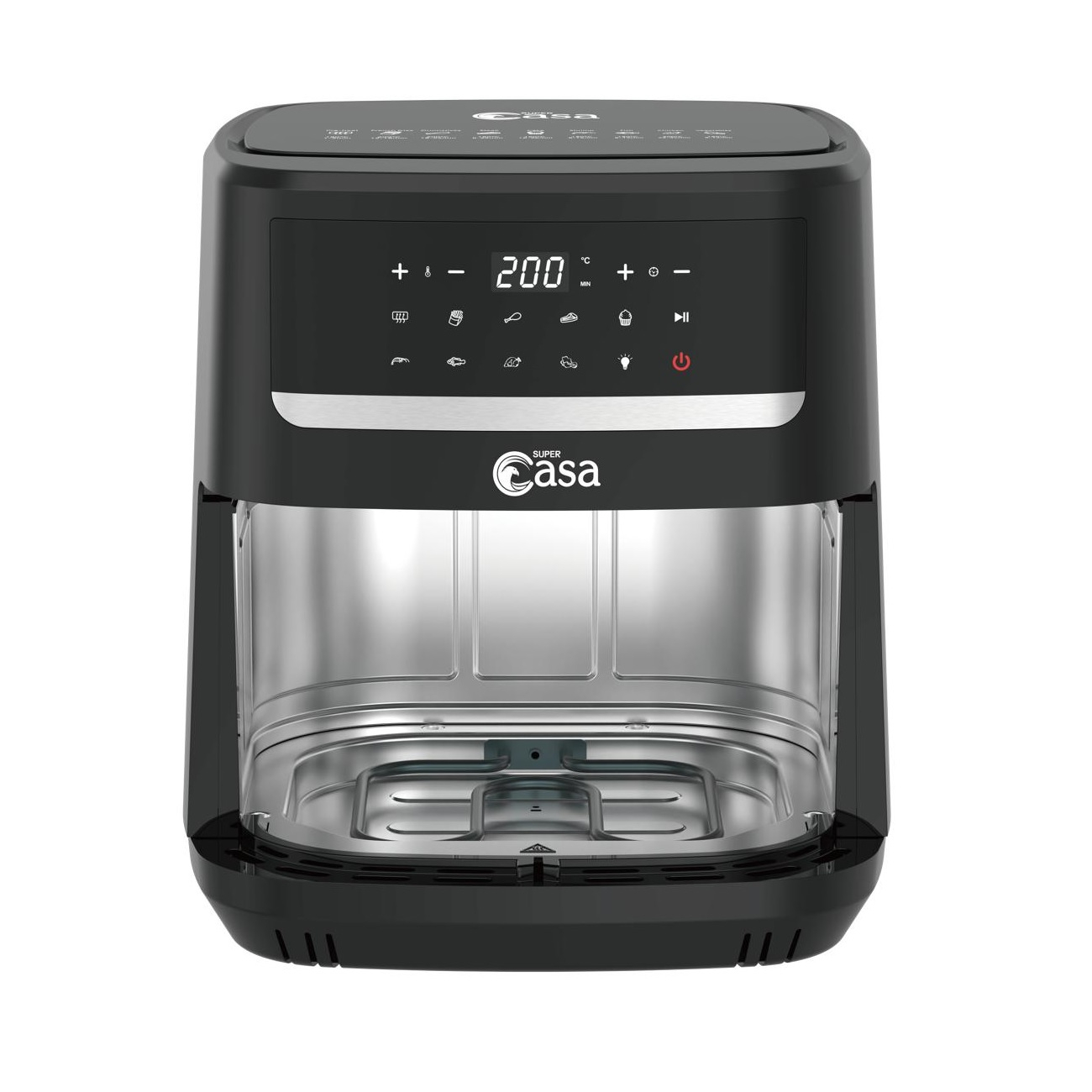 سرخ کن بدون روغن سوپر کاسا مدل دو المنته CA-8591