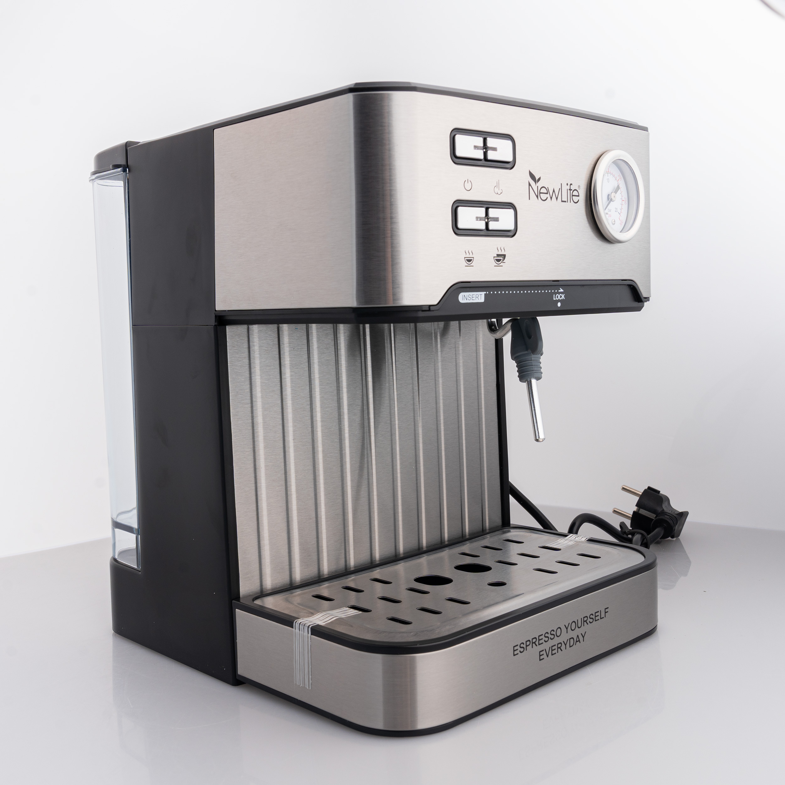 اسپرسو ساز 1800 میلی‌لیتر نیو لایف مدل EMP-13S-410