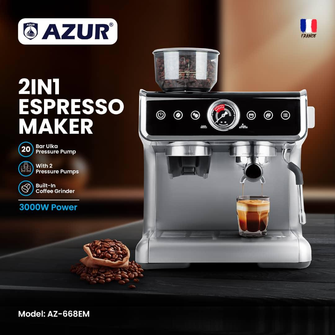 اسپرسو ساز 2 لیتری آزور مدل AZ-668EM