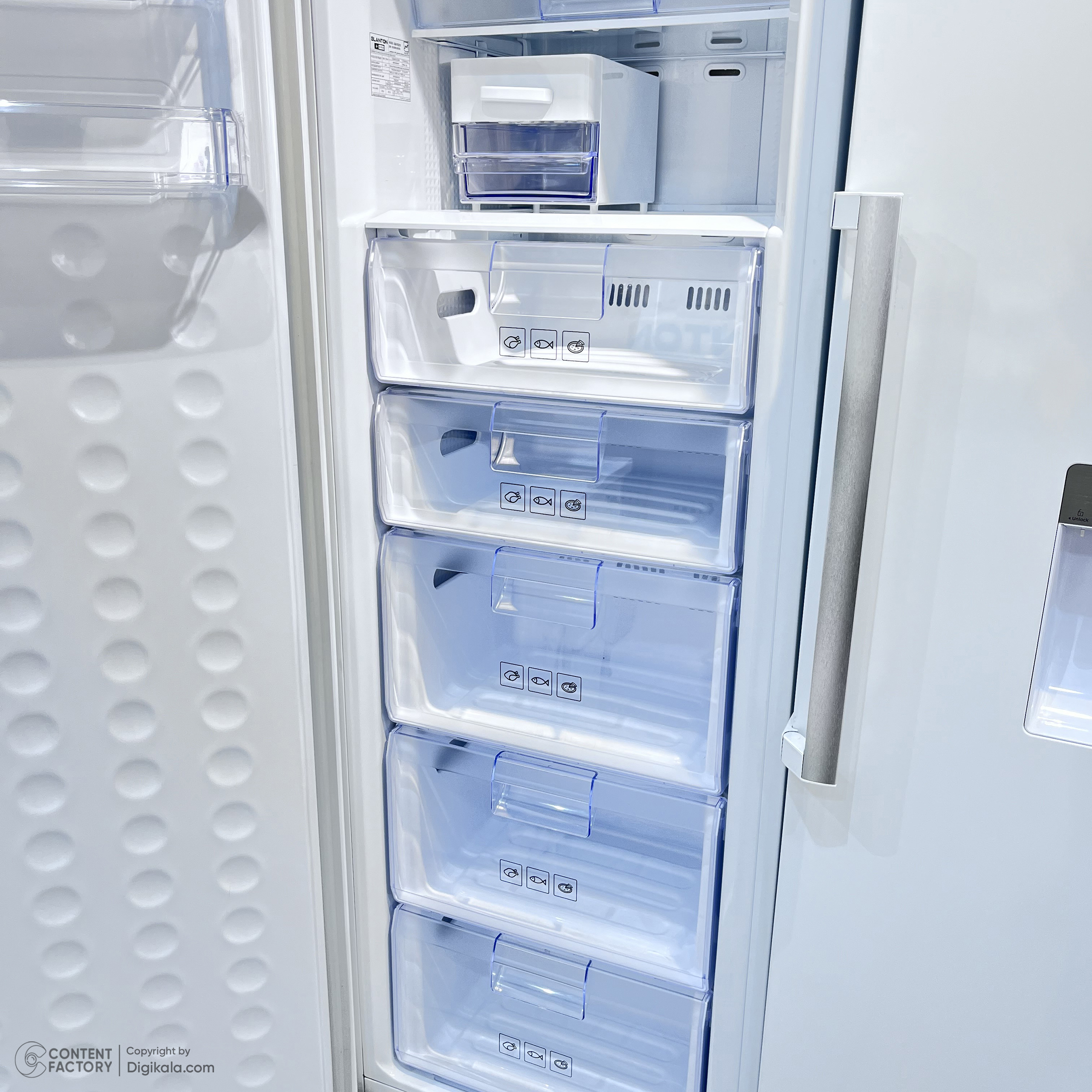 یخچال و فریزر دوقلو ۳۸ فوت بلانتون مدل BAM-RE2021W