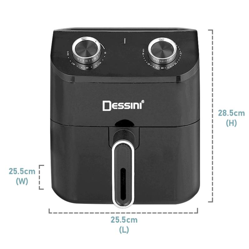 سرخ کن بدون روغن 5.2 لیتری دسینی مدل 805