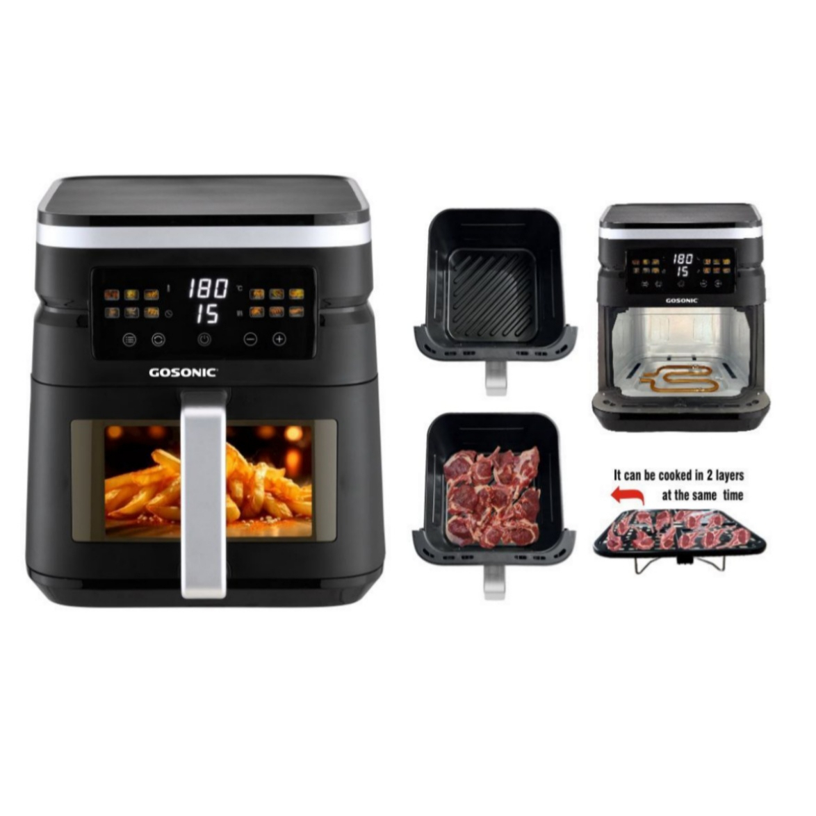 هواپز 7 لیتری گوسونیک مدل دو المنت GAF -837