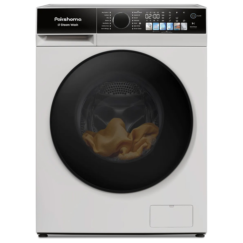 ماشین لباسشویی 9 کیلوگرم اتوماتیک پاکشوما مدل Q9 W
