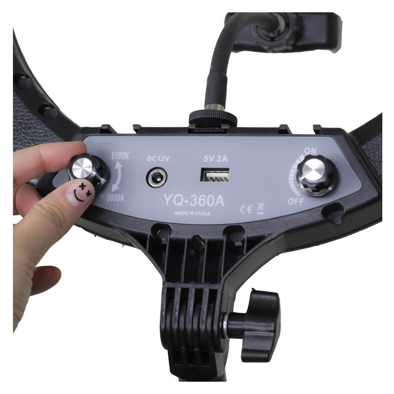 رینگ لایت مدل YQ-360A به همراه پایه