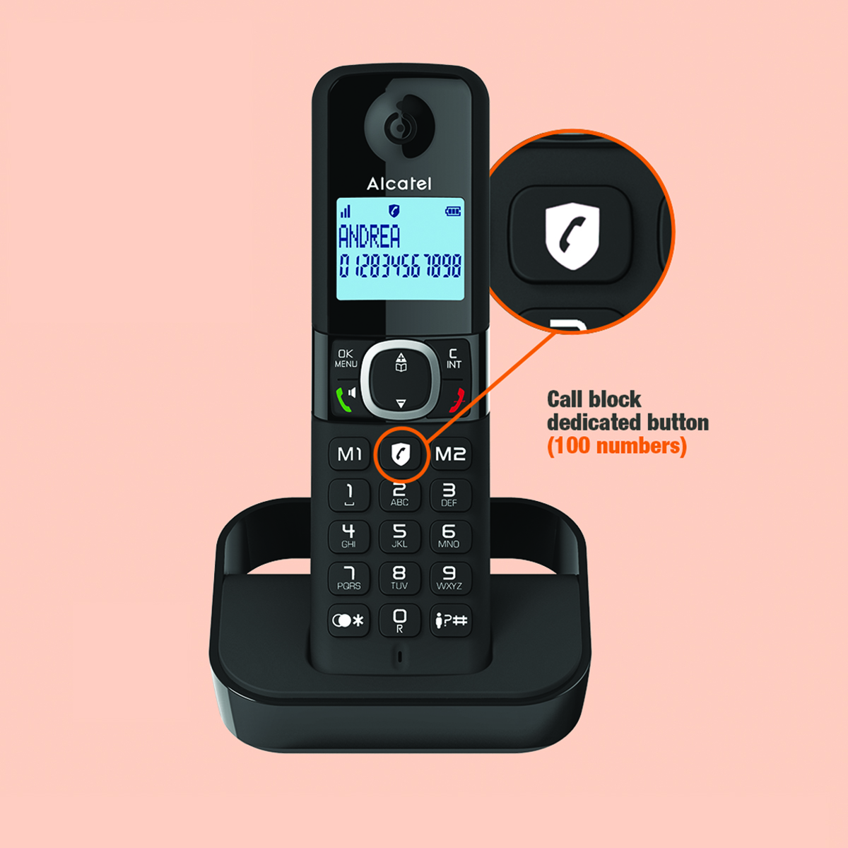 تلفن بی سیم آلکاتل مدل F860