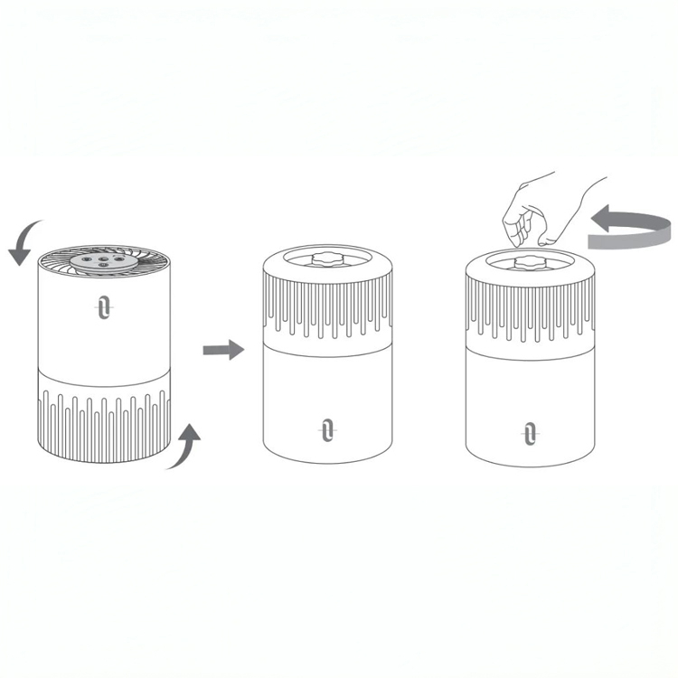 دستگاه تصفیه کننده هوا تائوترونیکس مدل TT-AP001