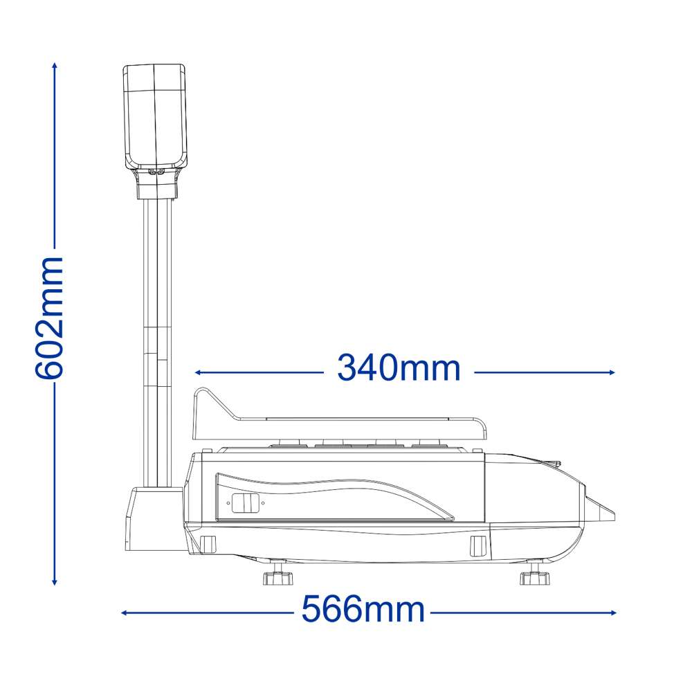 ترازو فروشگاهی محک مدل 15000Plus-35Kg