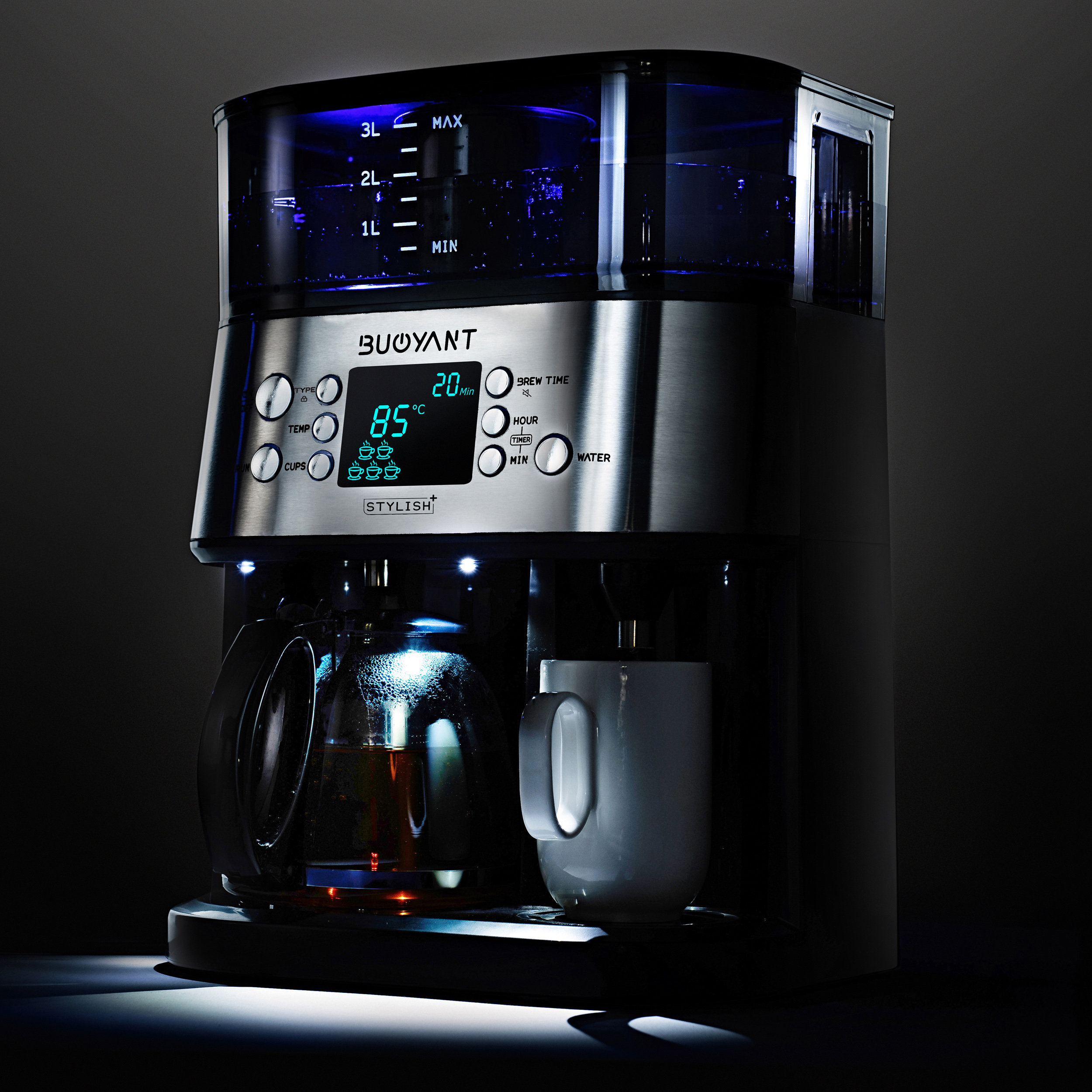 چای و قهوه ساز بویانت مدل Stylish Plus