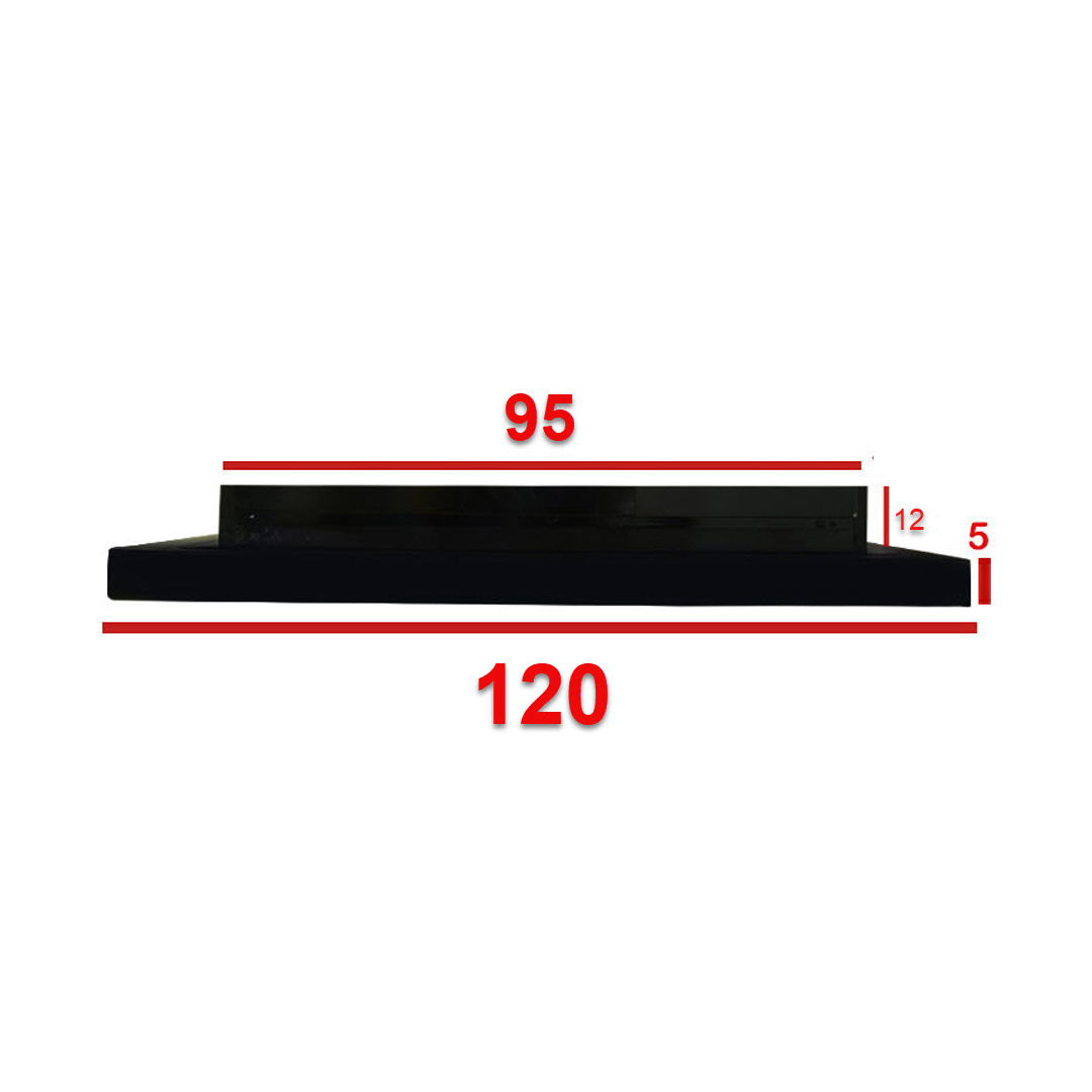 شومینه دیواری برقی شومینه بیستون مدل H.B_120_W16_L2.bs