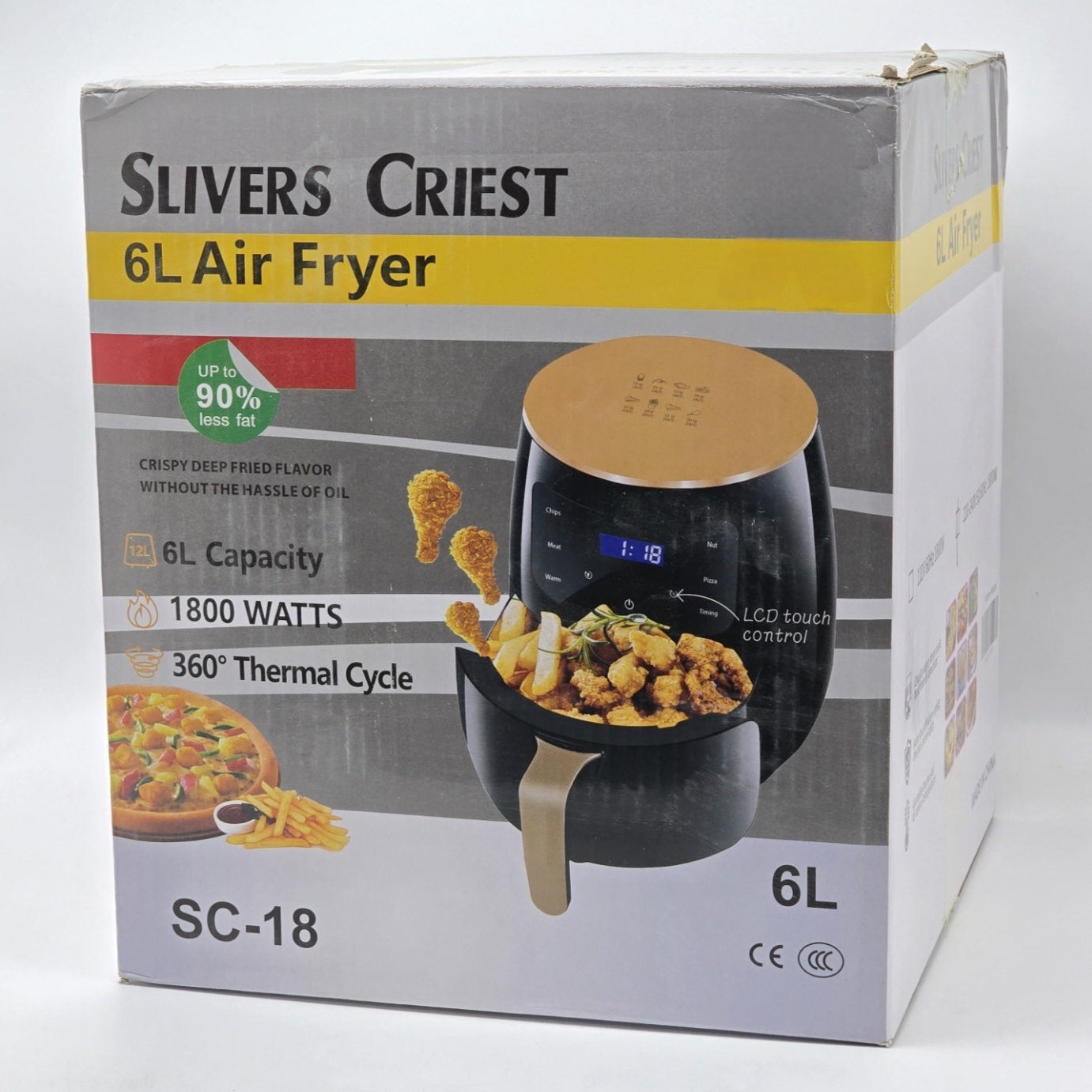 سرخ کن بدون روغن سیلورکرست مدل SC-18