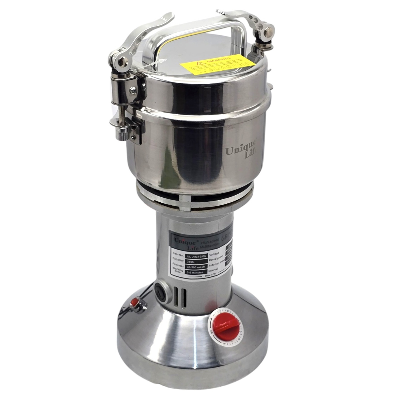 آسیاب صنعتی یونیک لایف مدل UL-A933-250G