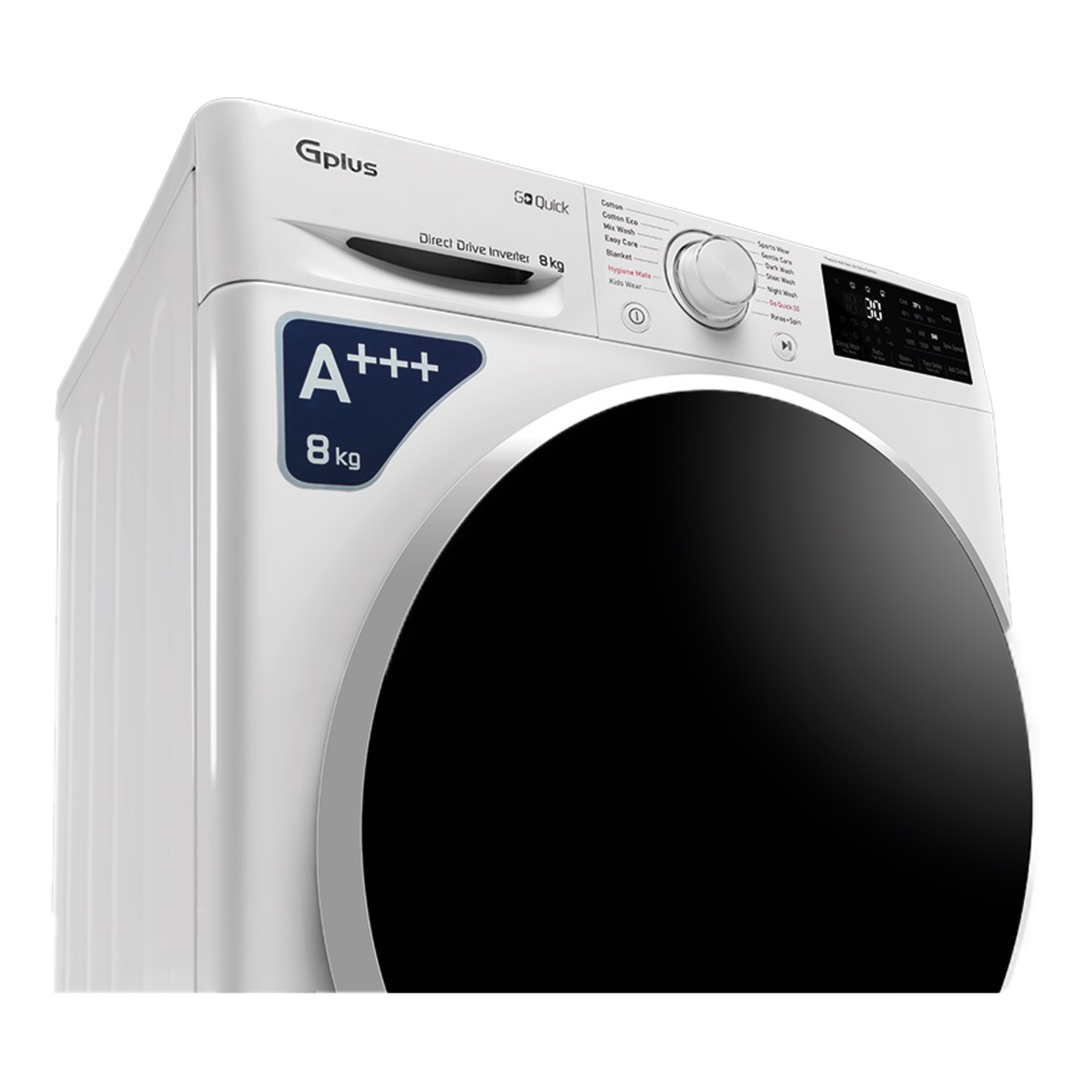 ماشین لباسشویی 8 کیلوگرم اتوماتیک جی پلاس مدل GWM-R87W