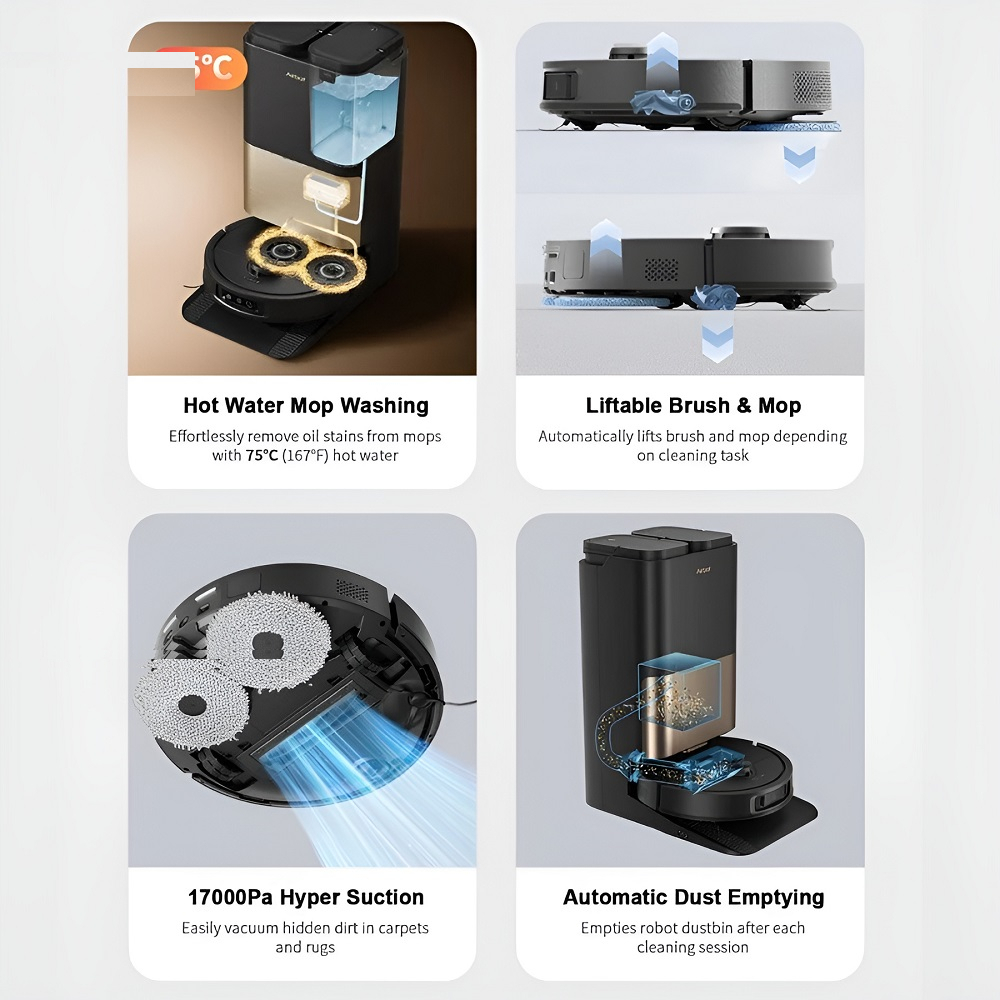 جاروبرقی رباتیک ایربات مدل X40 Ultra