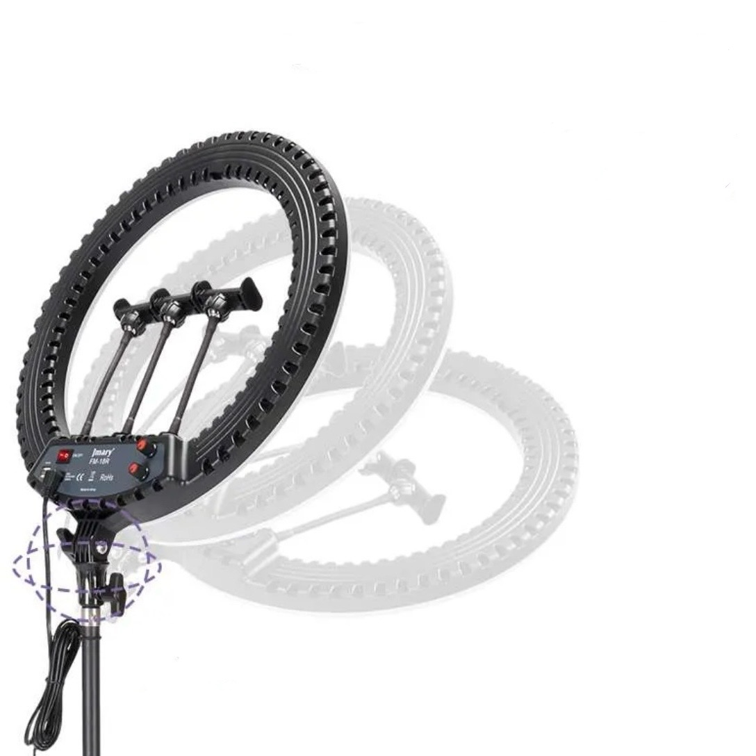 رینگ لایت جی ماری مدل FM18-B به همراه سه پایه