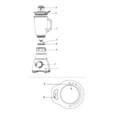 مخلوط کن سوئیس پلاس مدل استیل SB-440S