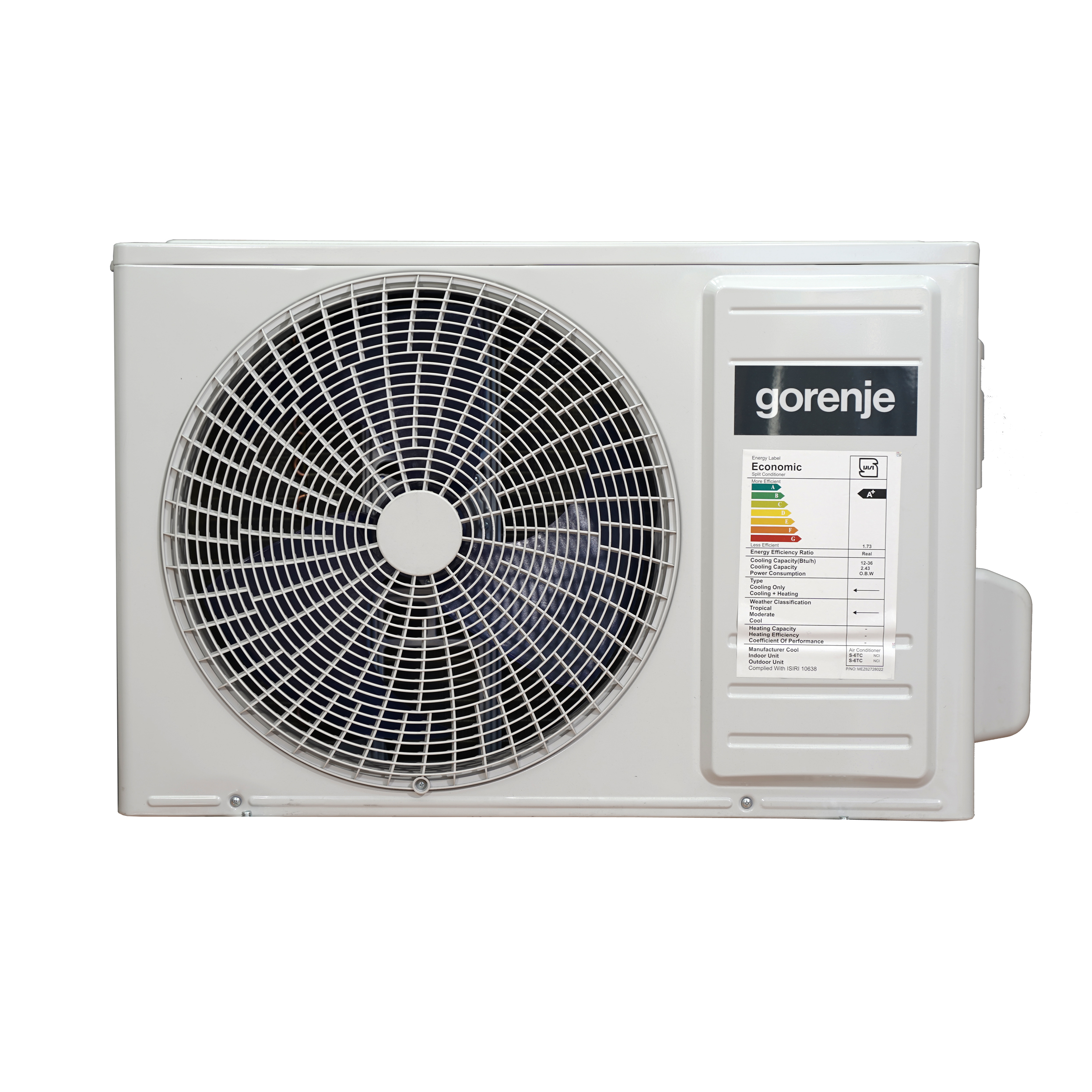 کولر گازی اسپلیت 18000 هزار دور ثابت گرنیه مدل GAS-18HRS01