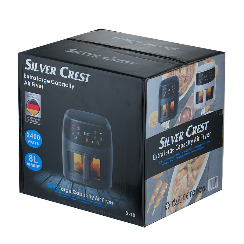 سرخ کن بدون روغن 8 لیتری سیلورکرست مدل  S-18 G-8litter