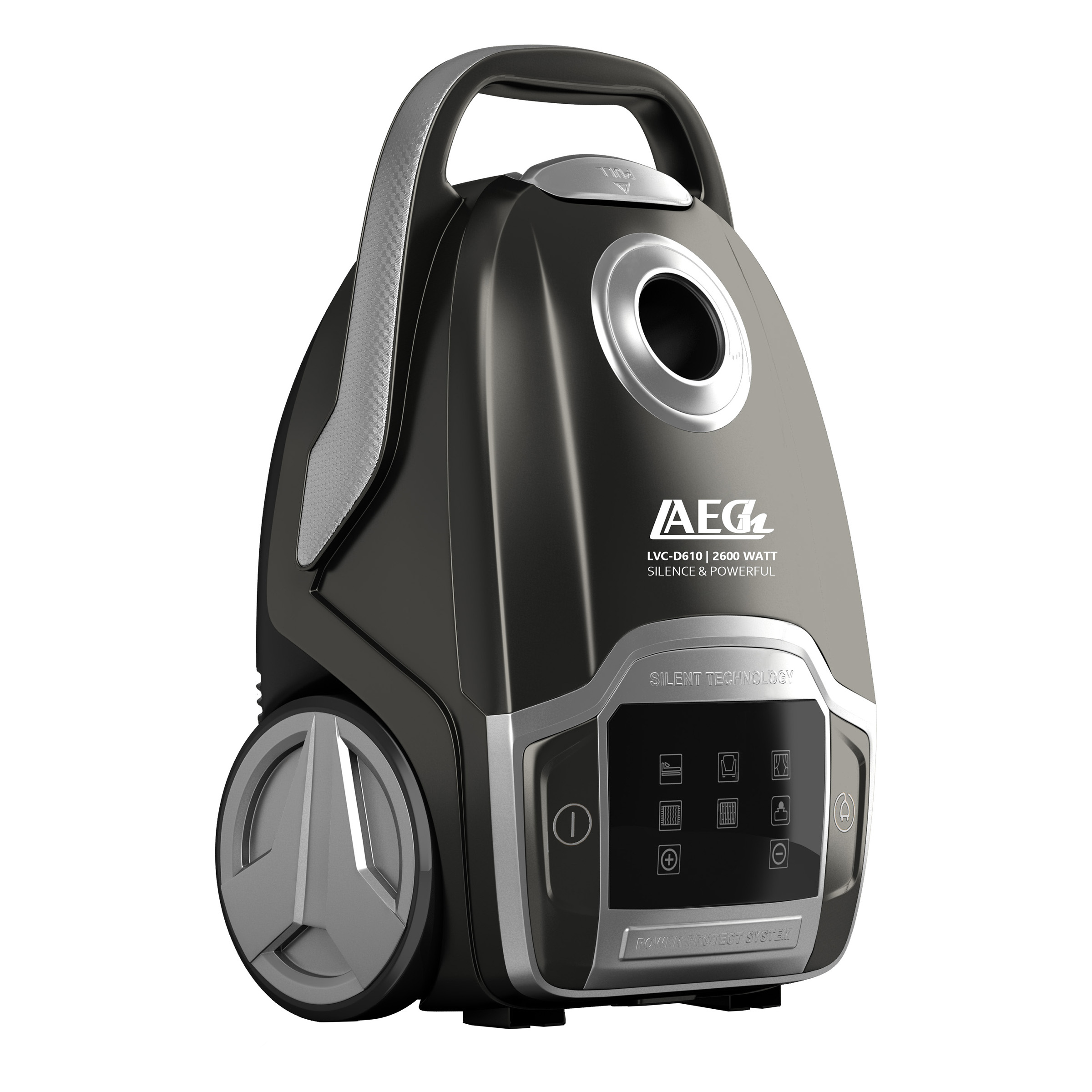 جاروبرقی 2400 وات لایق مدل LVC-D610