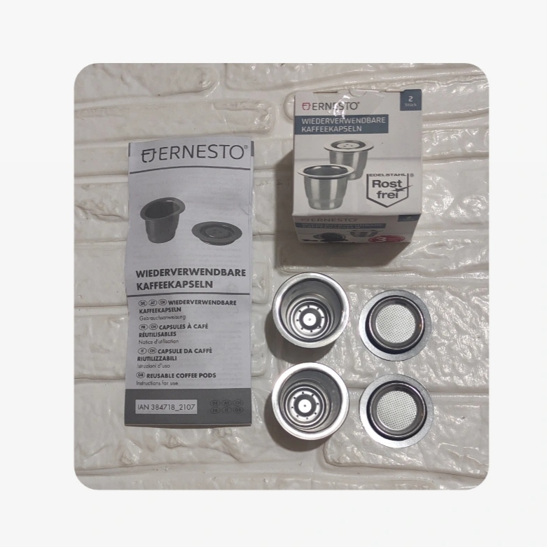 درپوش کپسول قهوه ارنستو مدل ER 19262539 مجموعه دو عددی