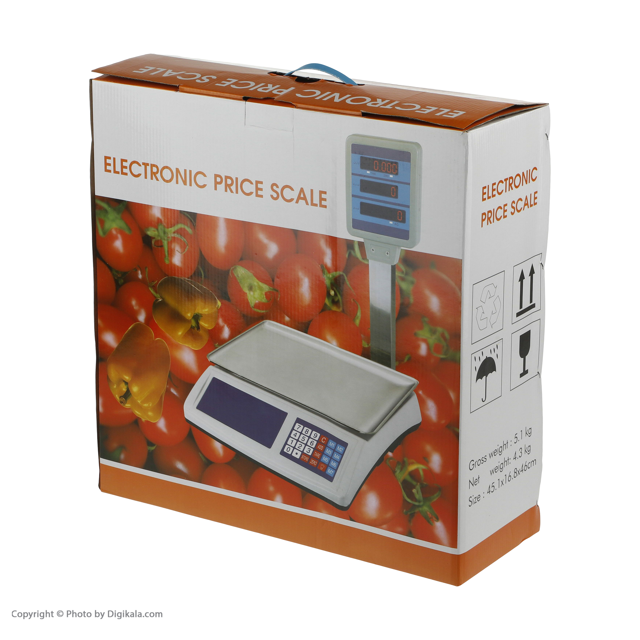 ترازو فروشگاهی کمری مدل 50 کیلوگرم