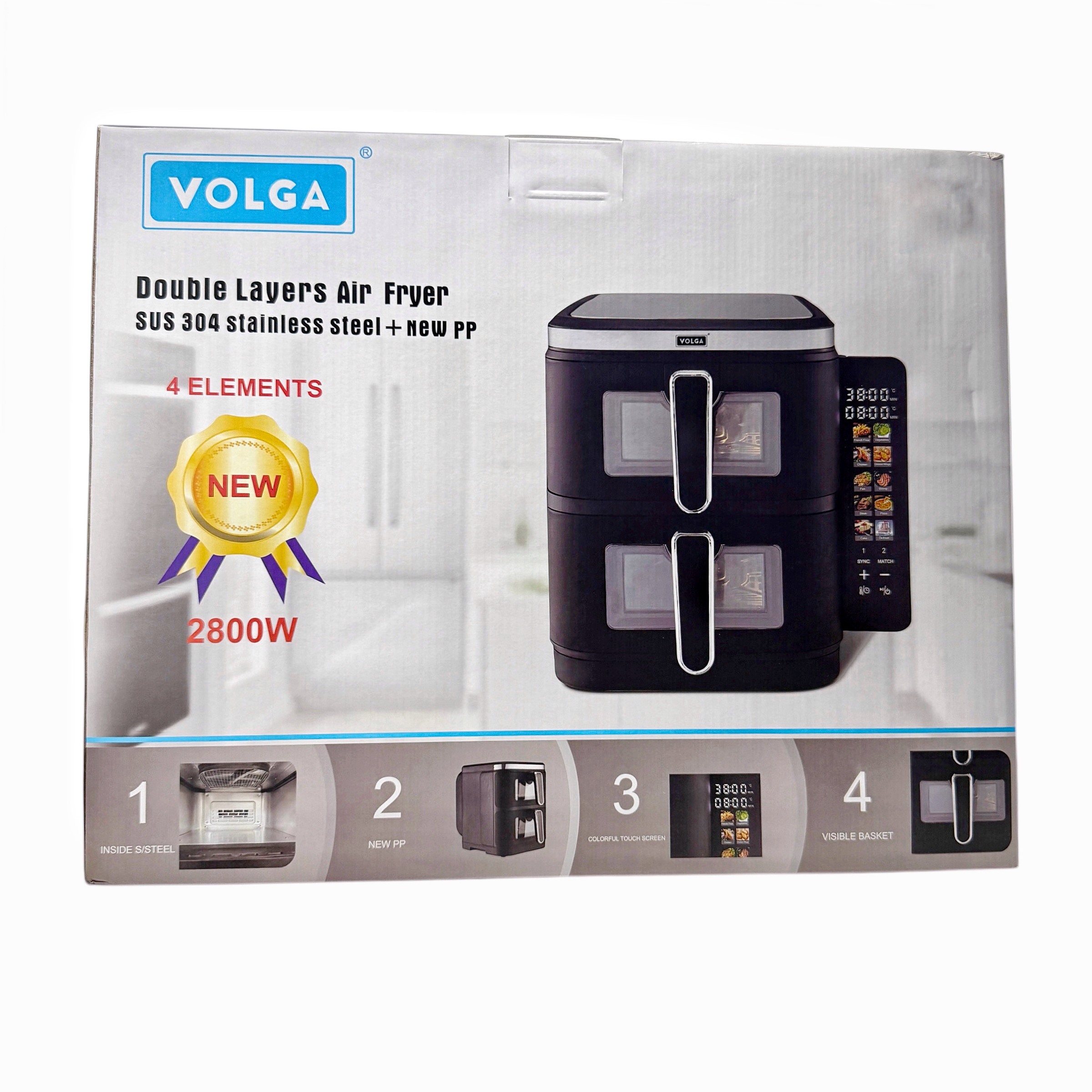 سرخ کن بدون روغن 11 لیتری ولگا مدل 147-H