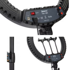 رینگ لایت جی ماری مدل FM18-B به همراه سه پایه