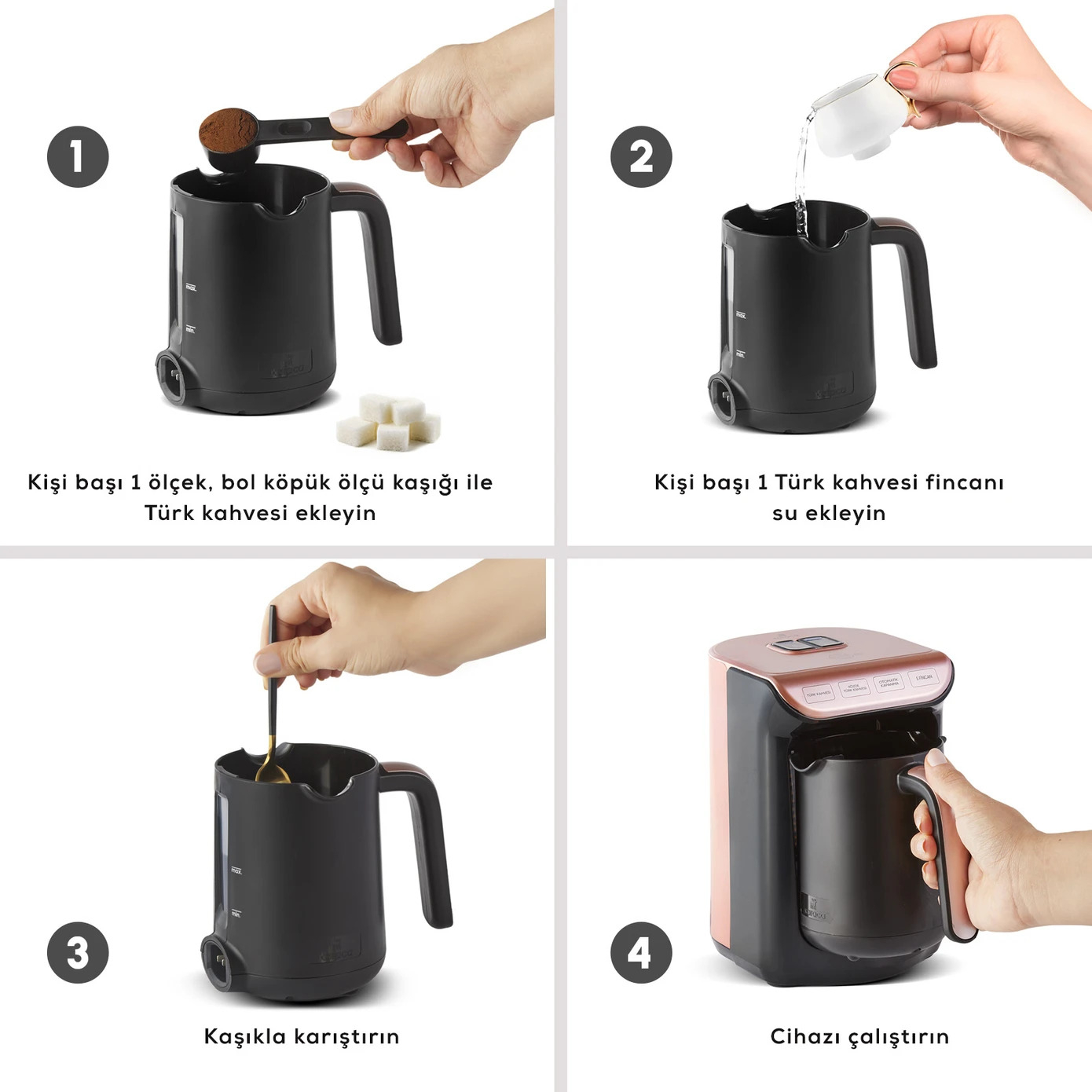 قهوه ساز کاراجا مدل Hatır Köz Sütlü