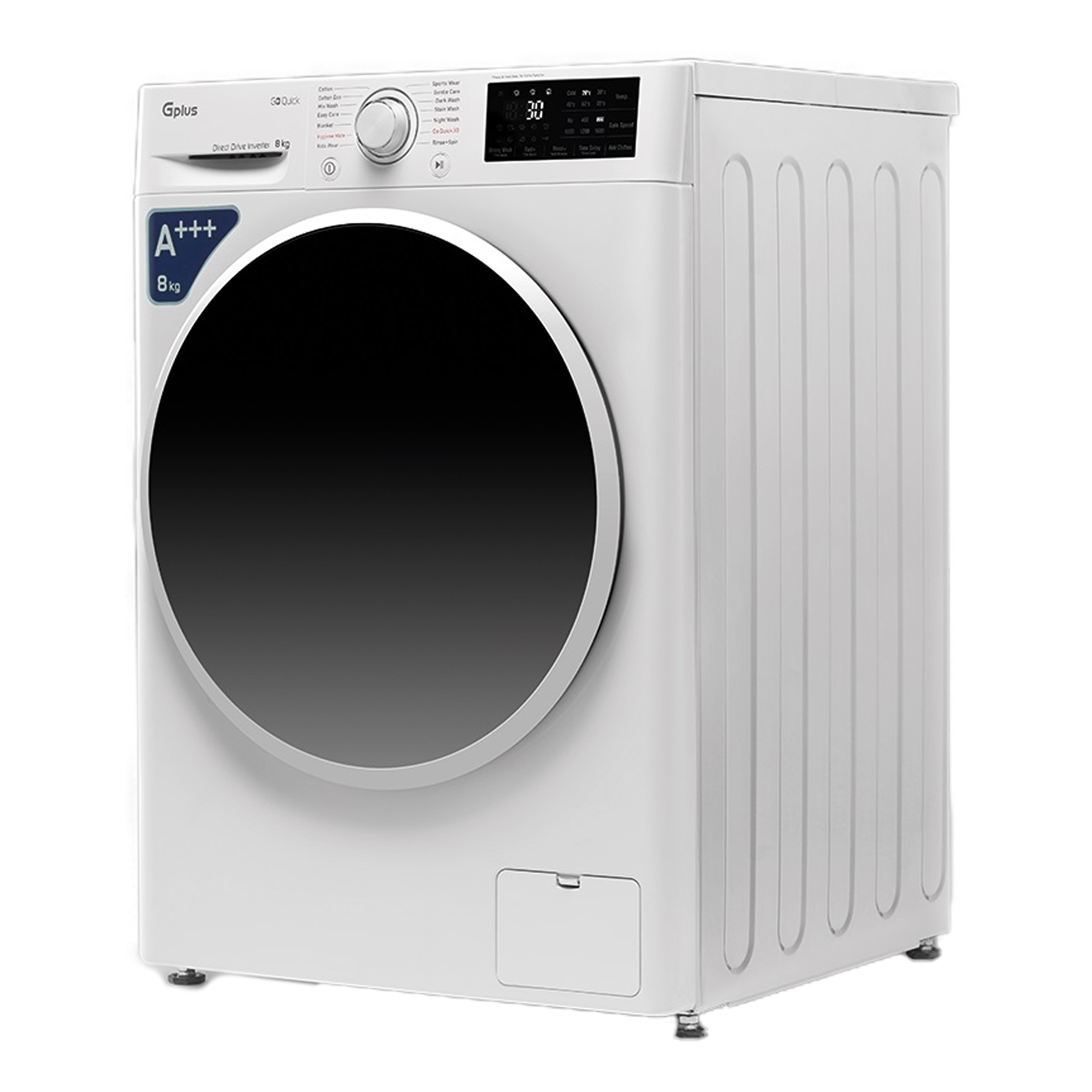 ماشین لباسشویی 8 کیلوگرم اتوماتیک جی پلاس مدل GWM-R87W