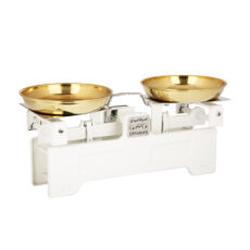 ترازو فروشگاهی عرفانیان مدل دو طرف تخت با کفه برنجی بزرگ و کوچک