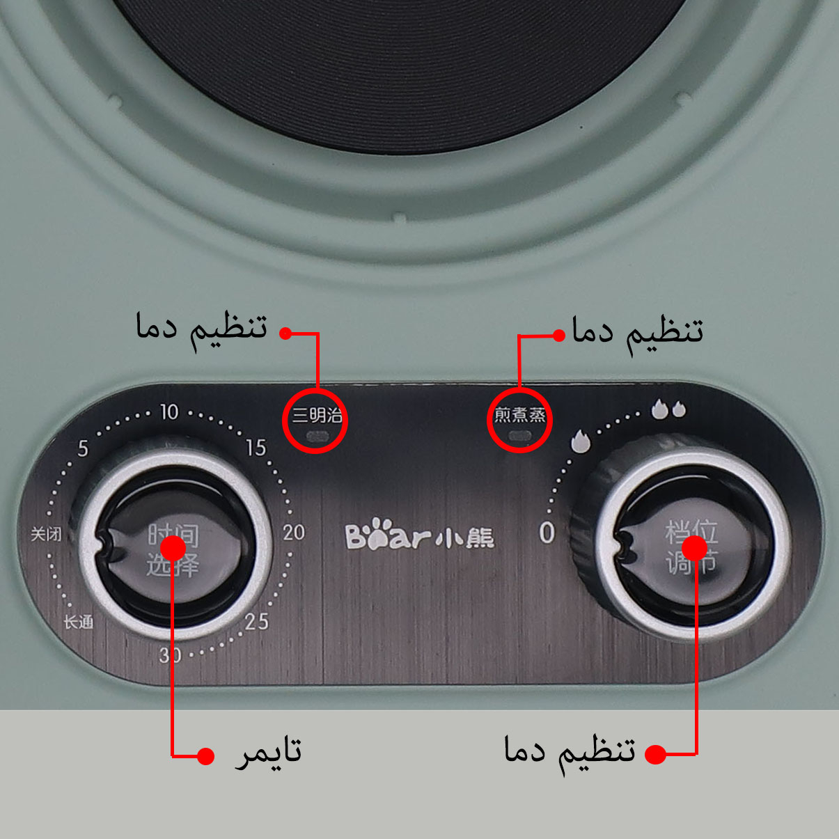 ساندویچ ساز بیر مدل DSL-A13F1