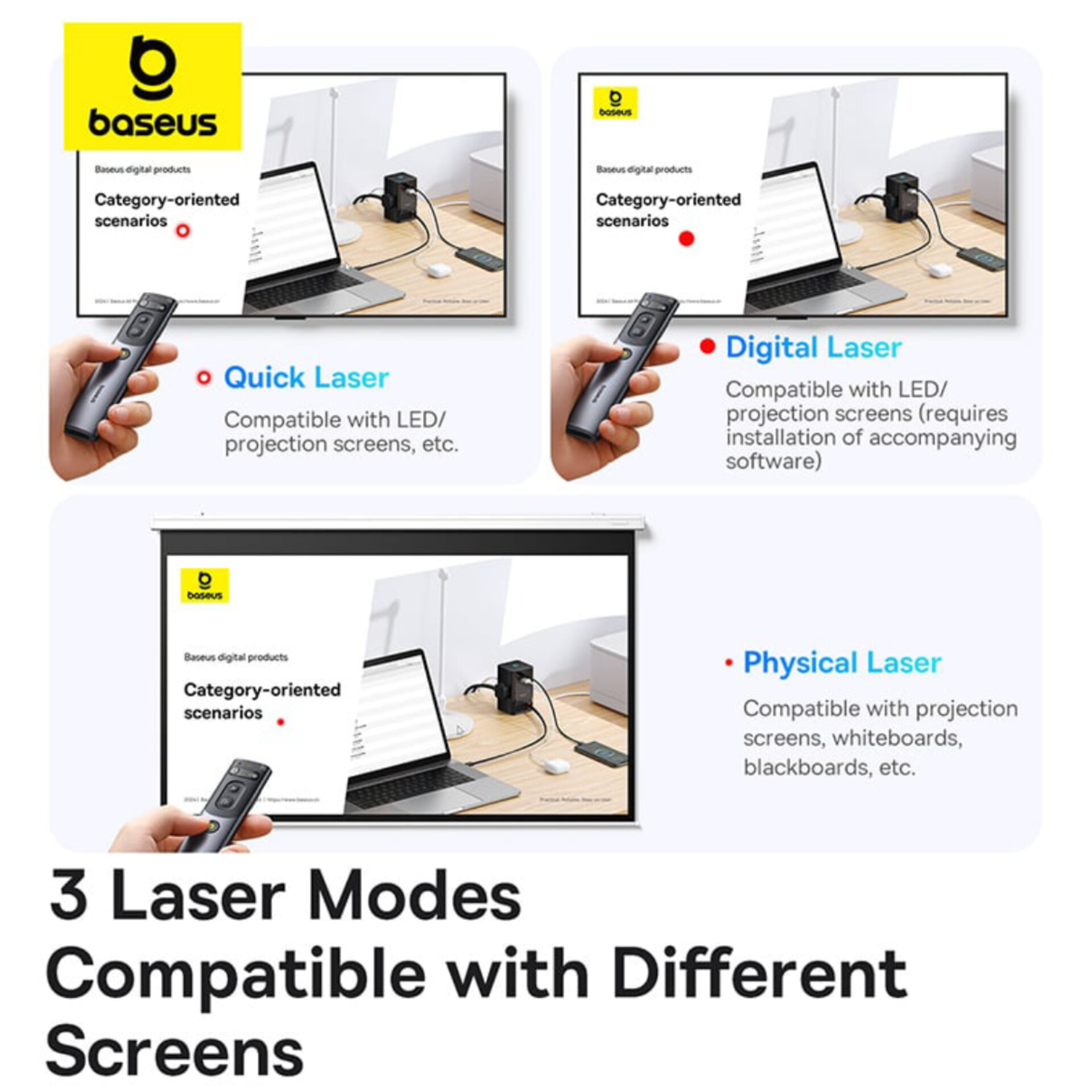 پرزنتر بیسیم بیسوس مدل BS-OH065