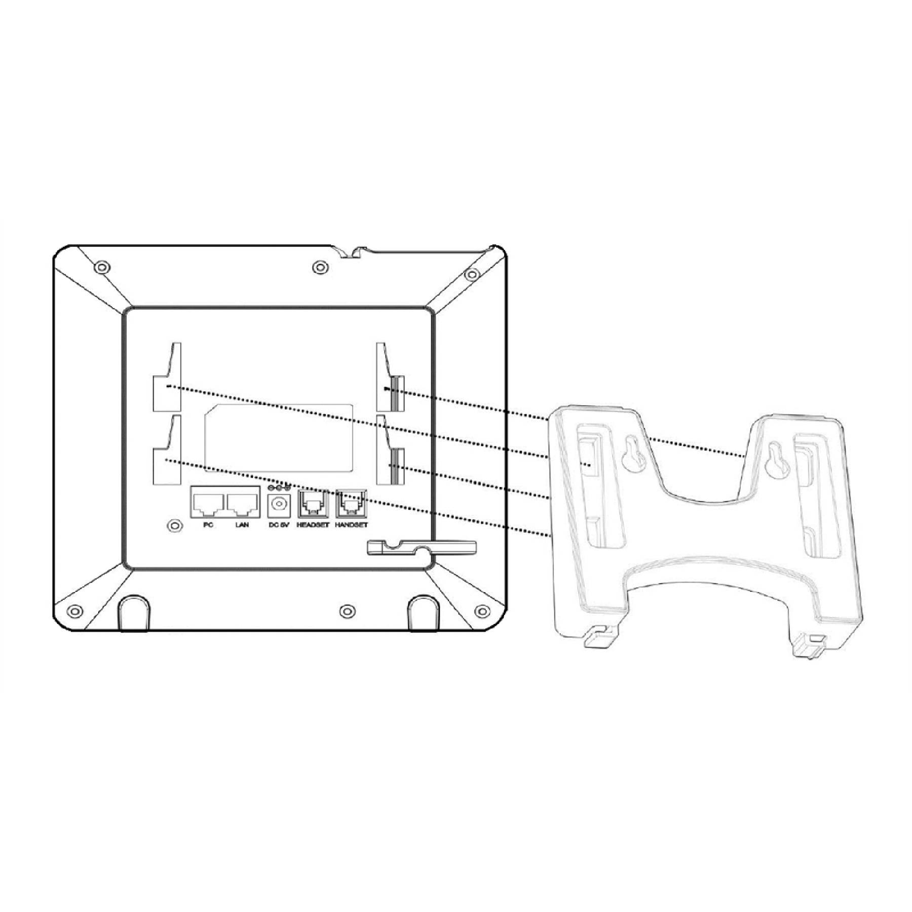 تلفن تحت شبکه گرنداستریم مدل GXP1625 با دو اکانت SIP
