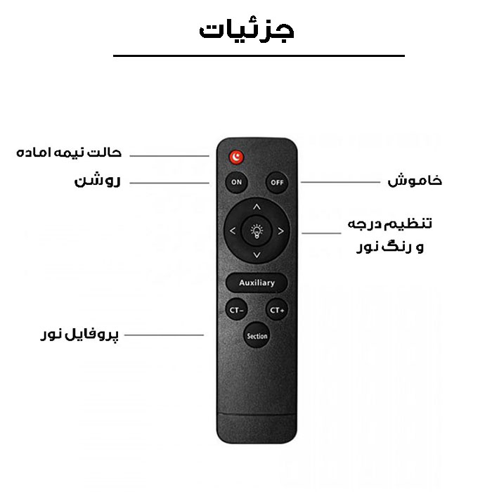 رینگ لایت مدل RL-18 K به همراه سه پایه نگهدارنده