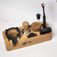 استند نگهدارند پرتافیلتر باریستا اسپیس مدل چوبی کد 51