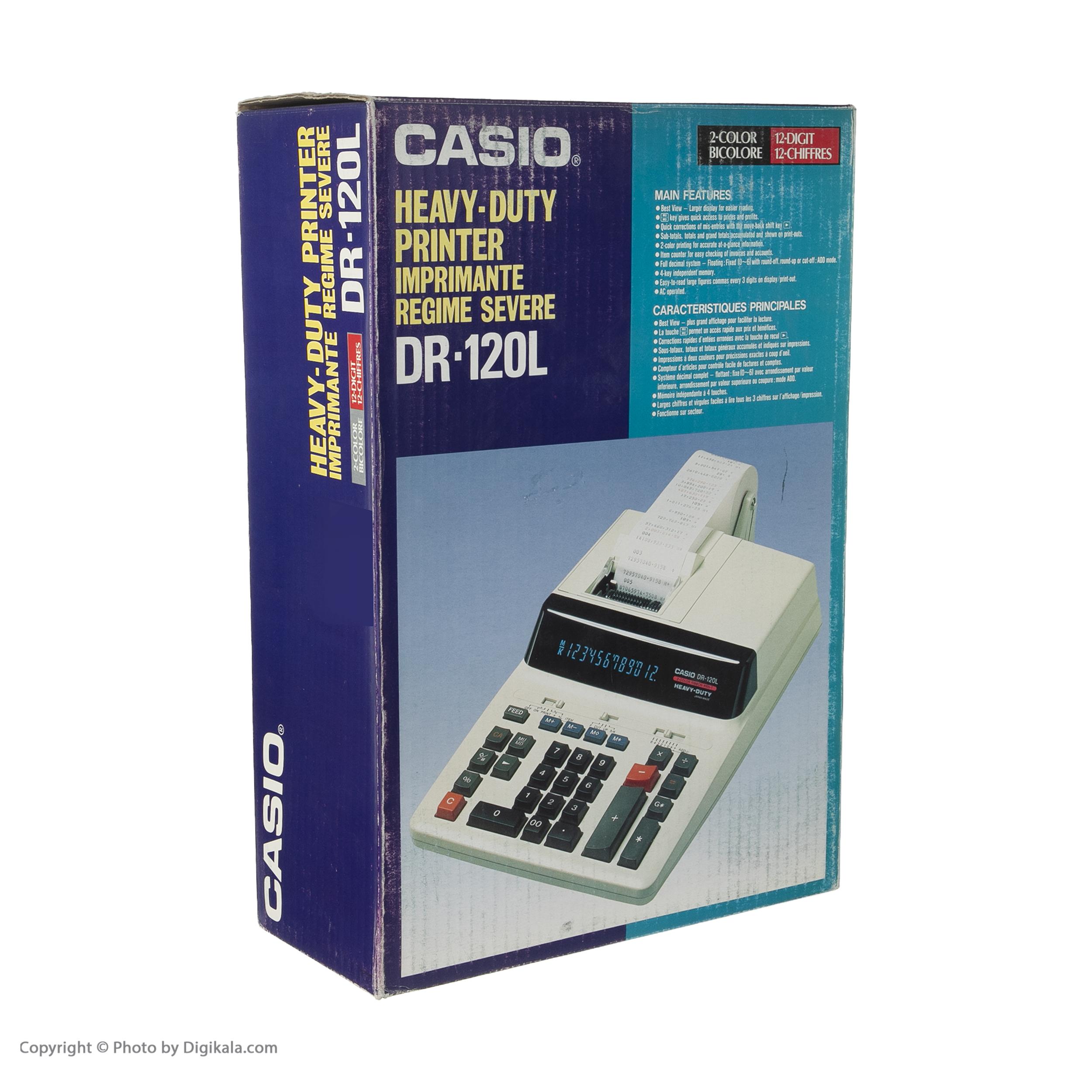 ماشین حساب کاسیو مدل DR-120L